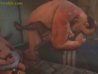 Lulu fucked hard in 3D monster adult film animation