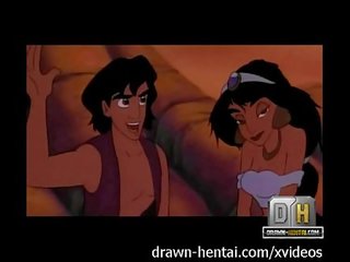 Aladdin xxx video show - pláž pohlaví video s jasmín