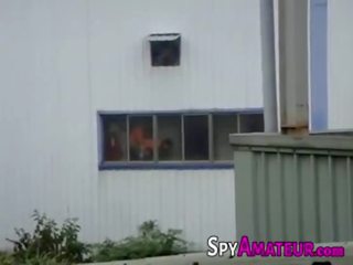 Voyeur spying a couple having x rated clip mov on SpyAmateur.com