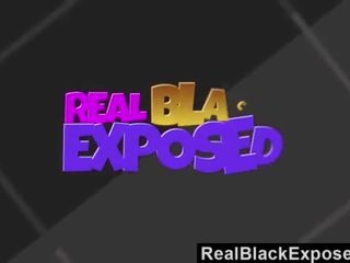Realblackexposed - sedusive fekete bootylicious fiatal hölgy dee rida