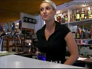 Exceptional incredible bartender fucked for awis! - 